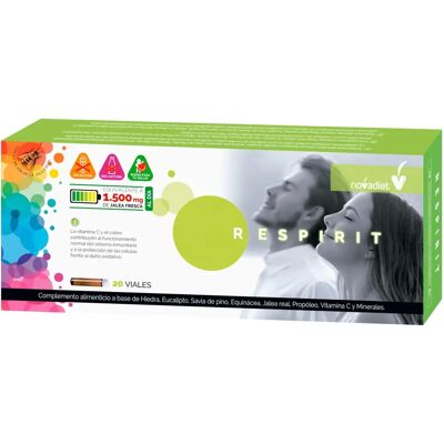 Novadiet Respirit 20 Ampolas - Apoio Respiratório Natural - Alivia os Sintomas Novadiet Respirit 20 Ampolas - Apoio Respiratório Natural - Alivia os Sintomas