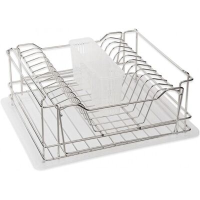 Asciugapiatti in Acciaio Inox Duett KB010 - Doppio Pieghevole Asciugapiatti in Acciaio Inox Duett KB010 - Doppio Pieghevole