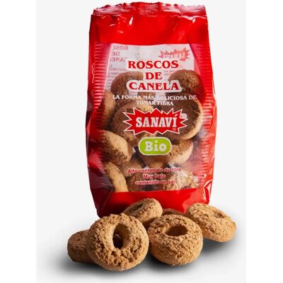 Sanavi Donas de Canela Orgánicas - Bajo en Sal, Alto en Fibra Sanavi Donas de Canela Orgánicas - Bajo en Sal, Alto en Fibra