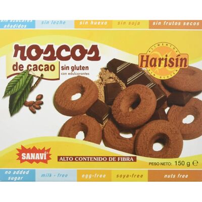 Harisin Donas de cacao - Sin gluten, Cacao, Coco Harisin Donas de cacao - Sin gluten, Cacao, Coco