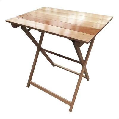 Mueblear Table de nuit en bois de hêtre pliable - Publicité Mueblear Table de nuit en bois de hêtre pliable - Publicité