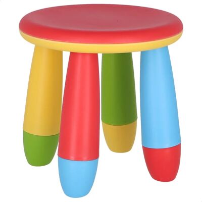 Kinderroter Kunststoffhocker - Sicheres Langlebiges Kindersitz Kinderroter Kunststoffhocker - Sicheres Langlebiges Kindersitz