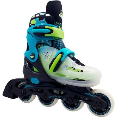 Patines en Línea Ajustables Park City para Niños - Azul Patines en Línea Ajustables Park City para Niños - Azul