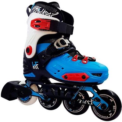 KRF Nuevo Concepto Urbano Patines en Línea - Freeskate Ajustable, Azul, Modelo S KRF Nuevo Concepto Urbano Patines en Línea - Freeskate Ajustable, Azul, Modelo S