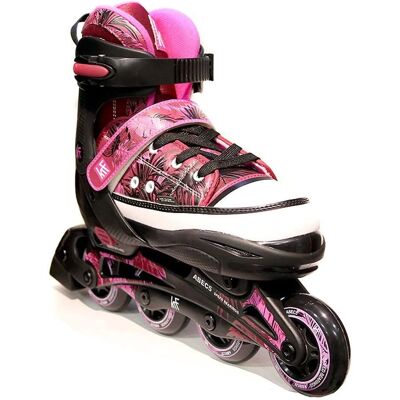 Patines en línea KRF Jungle Rosa 29-32 Unisex Patines en línea KRF Jungle Rosa 29-32 Unisex