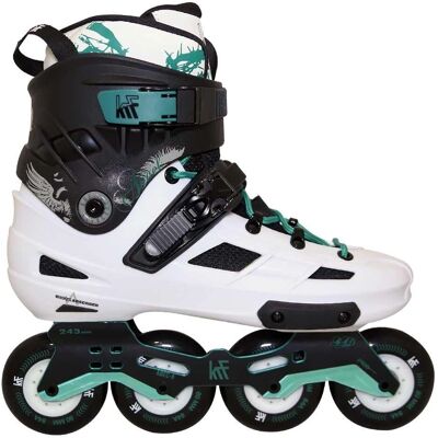 Patines en línea KRF Freeskate Ange - Adultos Blanco Patines en línea KRF Freeskate Ange - Adultos Blanco