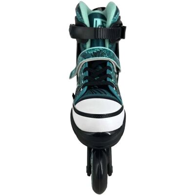 KRF Le Nouveau Concept Urbain Patins en Ligne Ajustables - Vert Jeune - Publicité KRF Le Nouveau Concept Urbain Patins en Ligne Ajustables - Vert Jeune - Publicité