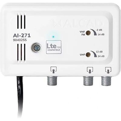 ALCAD AI-271 zesilovač signálu - Vnitřní TV/FM, LTE filtr ALCAD AI-271 zesilovač signálu - Vnitřní TV/FM, LTE filtr