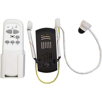 Kit de ventilateur de plafond EDM 33988 33989 33806 33807 33803 Blanc - Publicité Kit de ventilateur de plafond EDM 33988 33989 33806 33807 33803 Blanc - Publicité