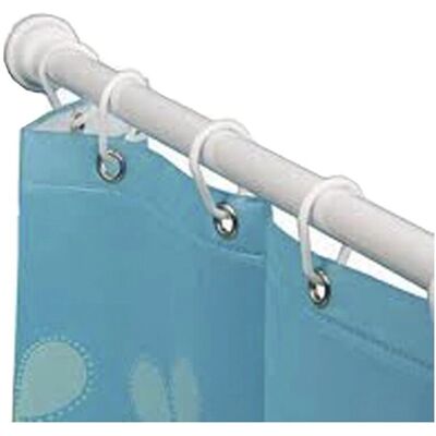 Mirtak Gardinenstange - Weiß Polypropylen 125x220cm Mirtak Gardinenstange - Weiß Polypropylen 125x220cm