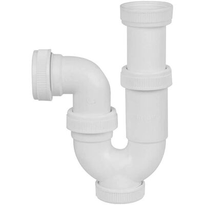 MIRTAK PVC Extensibler Siphon - Weiß - Siphon MIRTAK PVC Extensibler Siphon - Weiß - Siphon