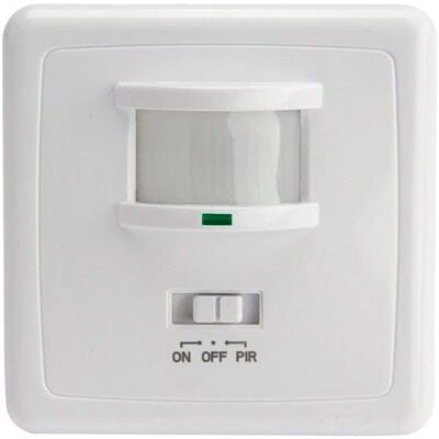 Détecteur de Mouvement EDM 03220 - Motion Detector - Blanc - Thermoplastique - 250 V - Publicité Détecteur de Mouvement EDM 03220 - Motion Detector - Blanc - Thermoplastique - 250 V - Publicité
