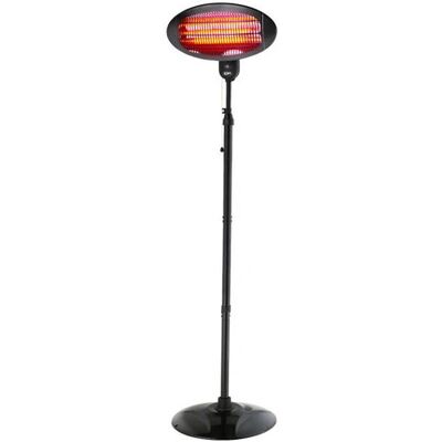 Quartz EDM 07091 - Calefactor Negro 2000W - Exterior Quartz EDM 07091 - Calefactor Negro 2000W - Exterior
