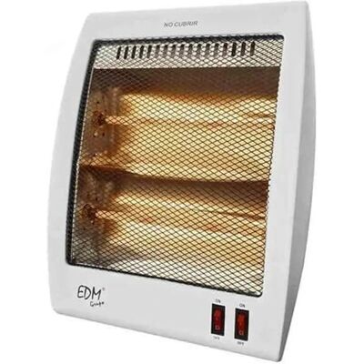 Chauffage Quartz EDM 07109 Blanc 1000 W - Chauffage - Publicité Chauffage Quartz EDM 07109 Blanc 1000 W - Chauffage - Publicité