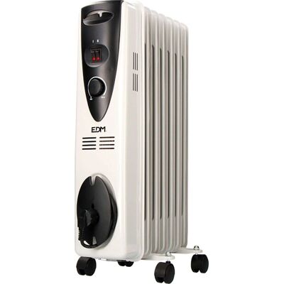 Radiatore a olio bianco (7 camere) EDM 07121 - Riscaldatore Radiatore a olio bianco (7 camere) EDM 07121 - Riscaldatore
