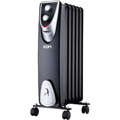 EDM Schwarze Edition Heizkörper - Schwarz/Grau - 1000 W EDM Schwarze Edition Heizkörper - Schwarz/Grau - 1000 W