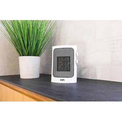 Chauffage Vertical EDM 07185 Gris et Blanc - 1000-1500 W - Publicité Chauffage Vertical EDM 07185 Gris et Blanc - 1000-1500 W - Publicité