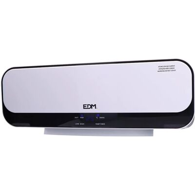 Calefactor de cerámica en pared Edm 07188 - Protección contra sobrecalentamiento, Control remoto, 1000-2000W Calefactor de cerámica en pared Edm 07188 - Protección contra sobrecalentamiento, Control remoto, 1000-2000W