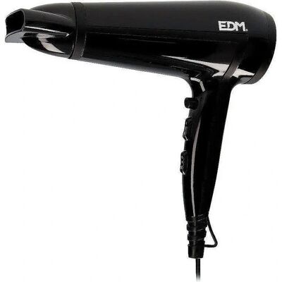 EDM 2000W Haartrockner - Schwarz - 3 Stufen EDM 2000W Haartrockner - Schwarz - 3 Stufen
