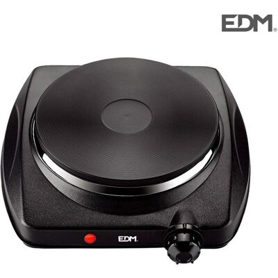 EDM Campingkocher - 1400 W - Schwarz - Elektrisch - 1 Kochfeld - 25x26x8,5 cm EDM Campingkocher - 1400 W - Schwarz - Elektrisch - 1 Kochfeld - 25x26x8,5 cm