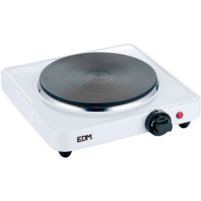 Campingkocher EDM 07662 1500 W - Elektrisch - Weiß Grau Campingkocher EDM 07662 1500 W - Elektrisch - Weiß Grau