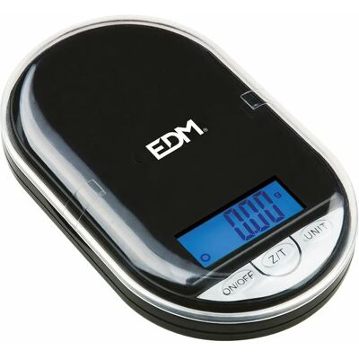 EDM Digitale Präzisionswaage - Schwarz - 200g - LCD EDM Digitale Präzisionswaage - Schwarz - 200g - LCD