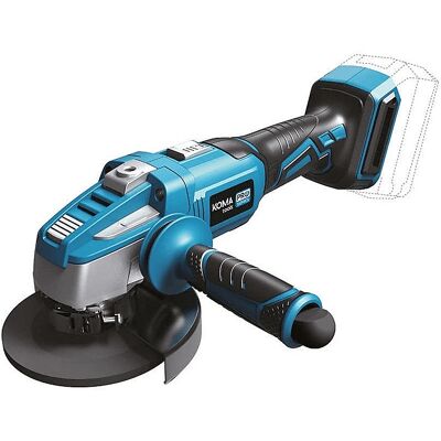 Koma Tools 20V Winkelschleifer - Bürstenlos, 125mm, Sicherheits-Schalter Koma Tools 20V Winkelschleifer - Bürstenlos, 125mm, Sicherheits-Schalter