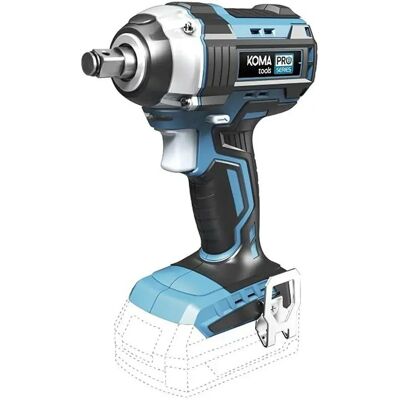 Koma Tools 20V Schlagschrauber - Kompakt, Kabellos, Blau/Schwarz Koma Tools 20V Schlagschrauber - Kompakt, Kabellos, Blau/Schwarz