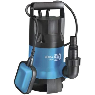 Koma Tools Wasserpumpe - 400W, Blau/Schwarz - Max 8000 l/h Koma Tools Wasserpumpe - 400W, Blau/Schwarz - Max 8000 l/h