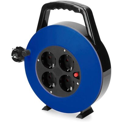 EDM 20075 Rojo 10 m carrete de cable - Carrete de cable EDM 20075 Rojo 10 m carrete de cable - Carrete de cable