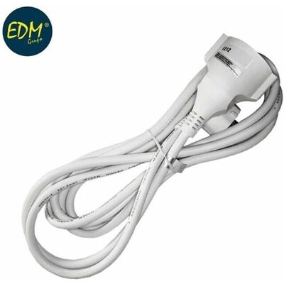 EDM 23200 Cordon d'extension blanc 1m - Cordon d'extension EDM 23200 Cordon d'extension blanc 1m - Cordon d'extension