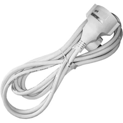 Rallonge EDM 23203 blanche 4m avec prise EU - Publicité Rallonge EDM 23203 blanche 4m avec prise EU - Publicité