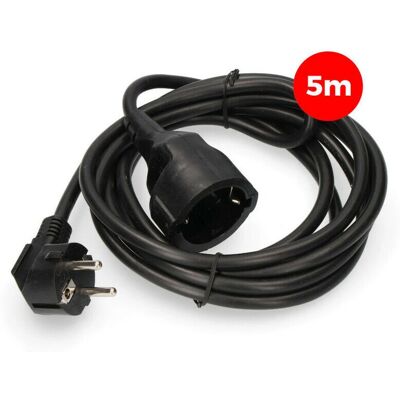 Prolongateur EDM Noir 5m - Extension - Publicité Prolongateur EDM Noir 5m - Extension - Publicité