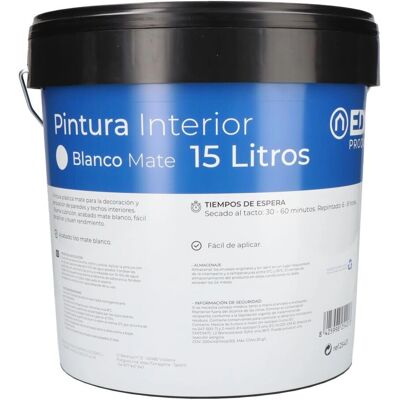 EDM 25401 Pintura Blanca Interior Mate - Pintura EDM 25401 Pintura Blanca Interior Mate - Pintura