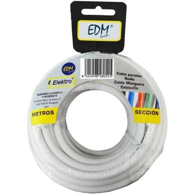 Câble coaxial EDM blanc 25m - Haute Qualité TV & CCTV Câble coaxial EDM blanc 25m - Haute Qualité TV & CCTV