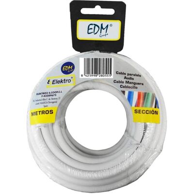 Câble coaxial EDM blanc 15 m - Type de câble Câble coaxial EDM blanc 15 m - Type de câble