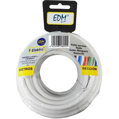 Cable Coaxial de Cobre EDM 20 m - Alta Calidad, Señal Estable Cable Coaxial de Cobre EDM 20 m - Alta Calidad, Señal Estable