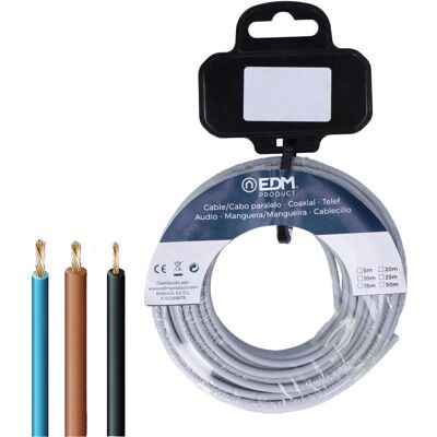 EDM Graues Flexibles Kabel 25m - Elektrokabel EDM Graues Flexibles Kabel 25m - Elektrokabel
