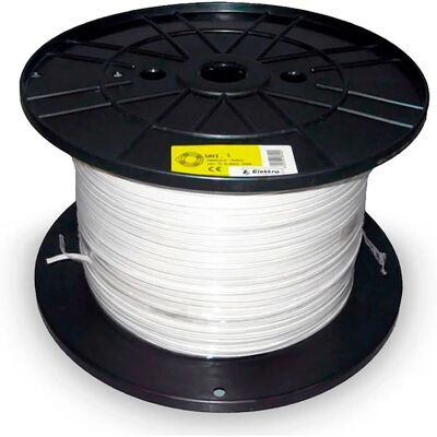 Marca 2x1,5 mm Cable Blanco - Cable de Audio 400 m Ø 400 x 200 mm Marca 2x1,5 mm Cable Blanco - Cable de Audio 400 m Ø 400 x 200 mm