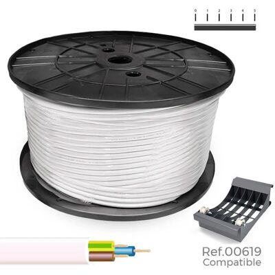 Sediles - Cable 3x2.5 mm - Weiß - 150 m Ø400x200 mm - Kabel Sediles - Cable 3x2.5 mm - Weiß - 150 m Ø400x200 mm - Kabel