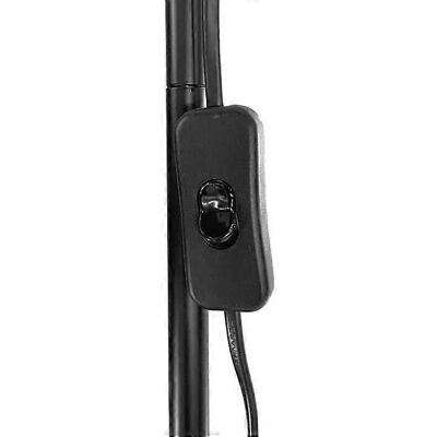 EDM Stehlampe Miami Schwarz - 60 W, 180 cm, E27, Metall EDM Stehlampe Miami Schwarz - 60 W, 180 cm, E27, Metall