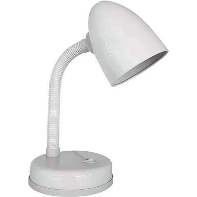 Lampe de bureau en métal blanc EDM 30257 - Lampe de bureau Lampe de bureau en métal blanc EDM 30257 - Lampe de bureau