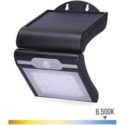 EDM 31847 Schwarzes 2 W 220 lm Solar-Wandleuchte mit Bewegungsmelder EDM 31847 Schwarzes 2 W 220 lm Solar-Wandleuchte mit Bewegungsmelder
