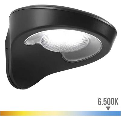 EDM Schwarzes Solar-LED-Wandlicht - Bewegungssensor - 2W 200Lm EDM Schwarzes Solar-LED-Wandlicht - Bewegungssensor - 2W 200Lm