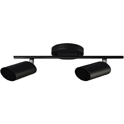 Luce da Parete EDM 32034 Nera GU10 - Illuminazione focalizzata Luce da Parete EDM 32034 Nera GU10 - Illuminazione focalizzata