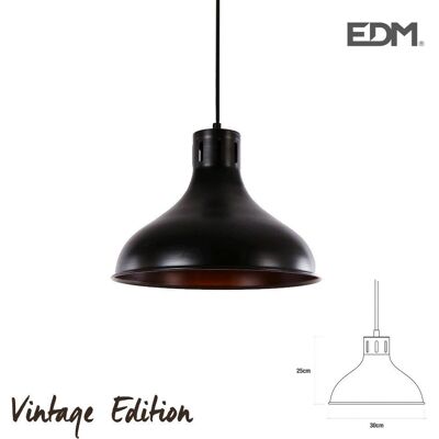 EDM Vintage Metall Deckenleuchte - 60W - 30x25cm EDM Vintage Metall Deckenleuchte - 60W - 30x25cm