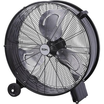 EDM Schwarzer 180W Bodenventilator Ø 60cm - Industrie EDM Schwarzer 180W Bodenventilator Ø 60cm - Industrie