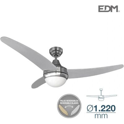 EDM Egeo Silber 60 W Deckenventilator - Luftstrom 6961 m³/h EDM Egeo Silber 60 W Deckenventilator - Luftstrom 6961 m³/h