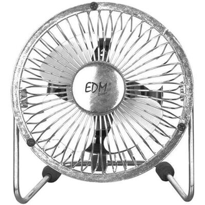 Edm Mini Industrieller Silber Ø 10 x 15 cm - Tischventilator Edm Mini Industrieller Silber Ø 10 x 15 cm - Tischventilator