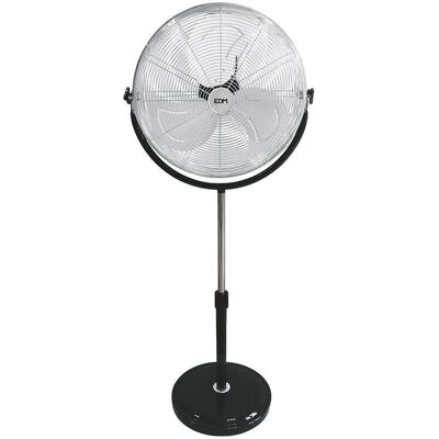 EDM Schwarzer Silber Stehventilator 120W - Industrie EDM Schwarzer Silber Stehventilator 120W - Industrie